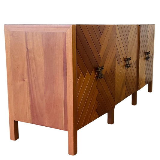 MID CENTURY CREDENZA CABINET By Edmond J Spence