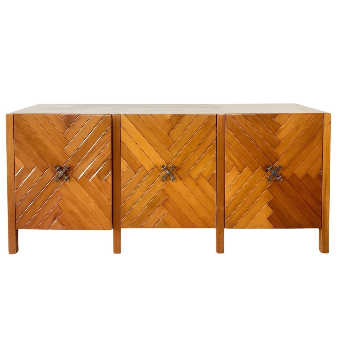 MID CENTURY CREDENZA CABINET By Edmond J Spence