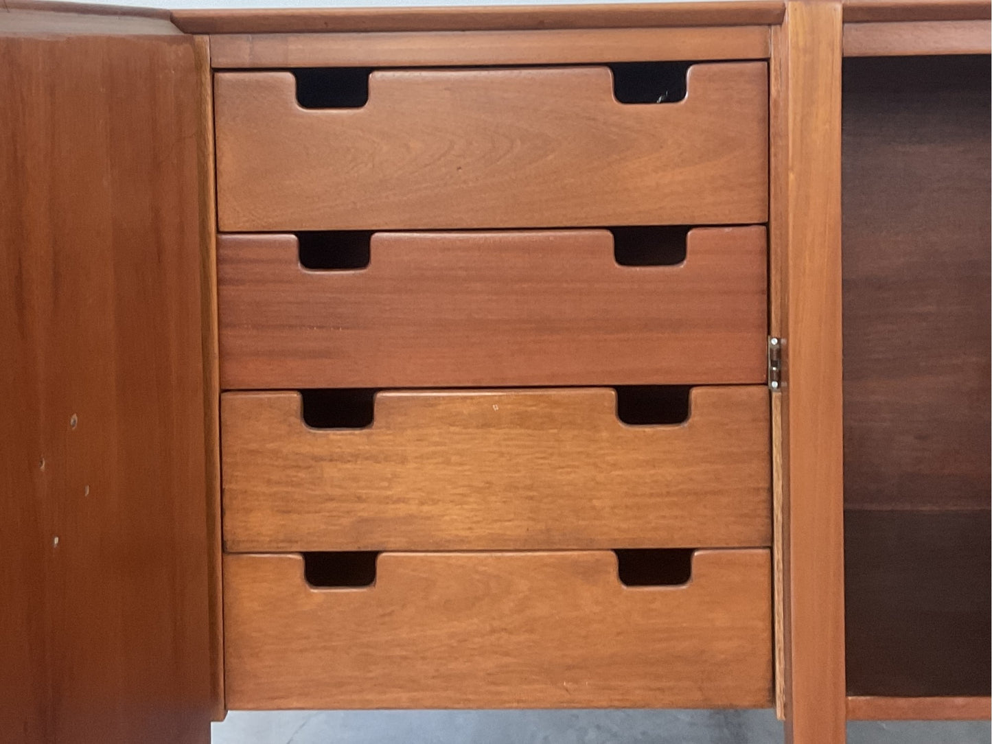 MID CENTURY CREDENZA CABINET By Edmond J Spence