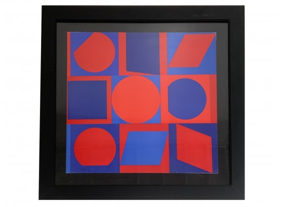 Vasarely Lithograph numbered