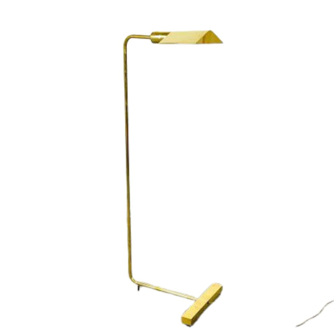 CEDRIC HARTMAN MID CENTURY MODERN BRASS FLOOR LAMP