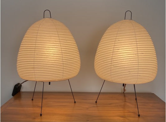 Pair of Isamu Noguchi Akari 1A Lamps