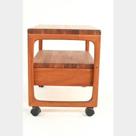 DANISH TEAK SERVING CART