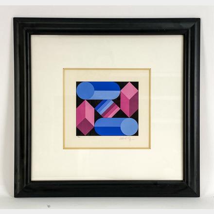 VICTOR VASARELY ORIGINAL SILKSCREEN SIGNED