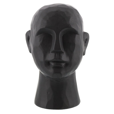 BLACK CERAMIC BUST